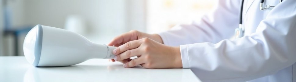 Βιοψία μαστού Βιοψία μαστού, κλινικό περιβάλλον με υπερηχογραφικό ηχοβολέα